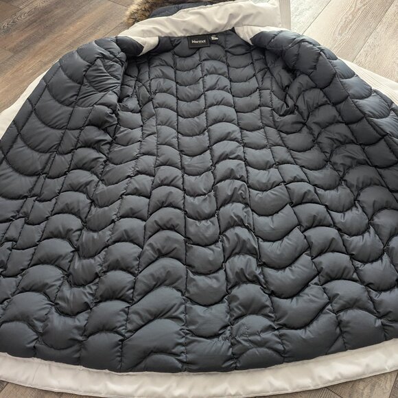 Marmot Women Chelsea Winter Snow Waterproof Long Coat Jacket Down Fill 700 L - Picture 6 of 15